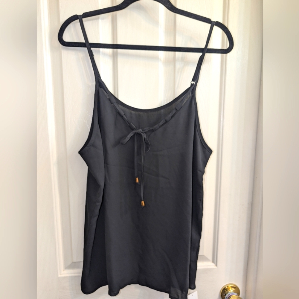 NWT New Fashion XL Black Tank Top